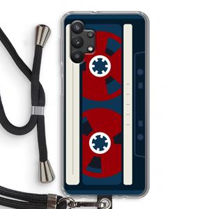 CaseCompany Here's your tape: Samsung Galaxy A32 5G Transparant Hoesje met koord
