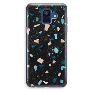 CaseCompany Terrazzo N°11: Samsung Galaxy A6 (2018) Transparant Hoesje