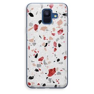 CaseCompany Terrazzo N°12: Samsung Galaxy A6 (2018) Transparant Hoesje