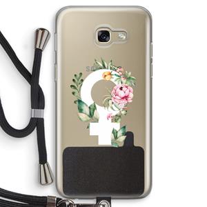 CaseCompany Venus: Samsung Galaxy A5 (2017) Transparant Hoesje met koord
