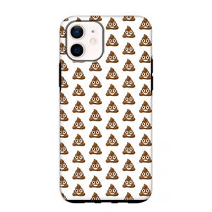 CaseCompany Poop emoji: iPhone 12 mini Tough Case