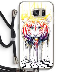 CaseCompany Fading: Samsung Galaxy S7 Transparant Hoesje met koord