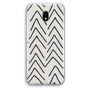 CaseCompany Marrakech Arrows: Samsung Galaxy J3 (2017) Transparant Hoesje