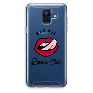 CaseCompany Badass Babes Club: Samsung Galaxy A6 (2018) Transparant Hoesje