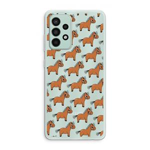 CaseCompany Pony: Samsung Galaxy A52s 5G Transparant Hoesje