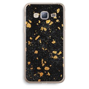 CaseCompany Terrazzo N°7: Samsung Galaxy J3 (2016) Transparant Hoesje