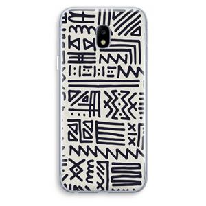 CaseCompany Marrakech print: Samsung Galaxy J3 (2017) Transparant Hoesje