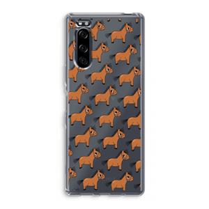 CaseCompany Pony: Sony Xperia 5 Transparant Hoesje