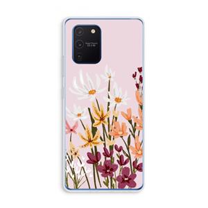 CaseCompany Painted wildflowers: Samsung Galaxy Note 10 Lite Transparant Hoesje