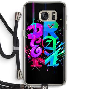 CaseCompany Dream: Samsung Galaxy S7 Transparant Hoesje met koord