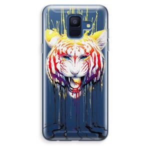 CaseCompany Fading: Samsung Galaxy A6 (2018) Transparant Hoesje