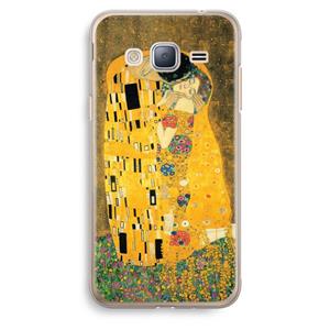 CaseCompany Der Kuss: Samsung Galaxy J3 (2016) Transparant Hoesje