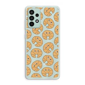 CaseCompany Croissant: Samsung Galaxy A52s 5G Transparant Hoesje