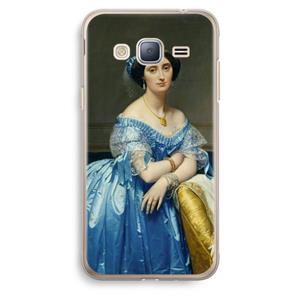 CaseCompany Eleonore: Samsung Galaxy J3 (2016) Transparant Hoesje