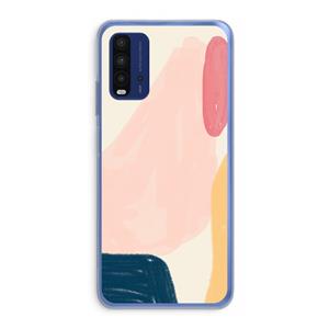 CaseCompany Saturday Flow: Xiaomi Redmi 9T Transparant Hoesje