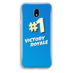 CaseCompany Victory Royale: Samsung Galaxy J3 (2017) Transparant Hoesje
