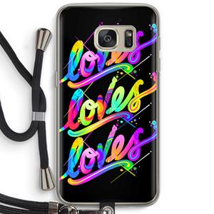 CaseCompany Loves: Samsung Galaxy S7 Transparant Hoesje met koord