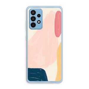 CaseCompany Saturday Flow: Samsung Galaxy A52 Transparant Hoesje