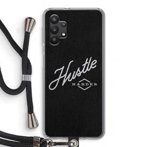 CaseCompany Hustle: Samsung Galaxy A32 5G Transparant Hoesje met koord