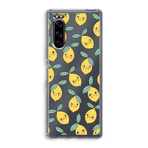 CaseCompany Citroenen: Sony Xperia 5 Transparant Hoesje