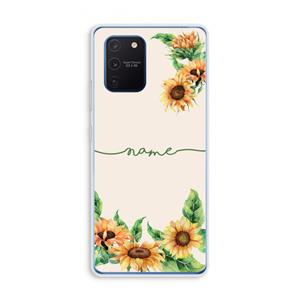 CaseCompany Zonnebloemen: Samsung Galaxy Note 10 Lite Transparant Hoesje