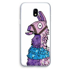CaseCompany Lama: Samsung Galaxy J3 (2017) Transparant Hoesje