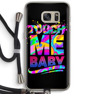 CaseCompany Touch Me: Samsung Galaxy S7 Transparant Hoesje met koord