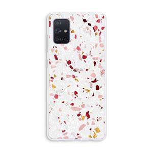 CaseCompany Terrazzo N°9: Galaxy A71 Transparant Hoesje