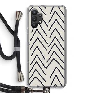 CaseCompany Marrakech Arrows: Samsung Galaxy A32 5G Transparant Hoesje met koord