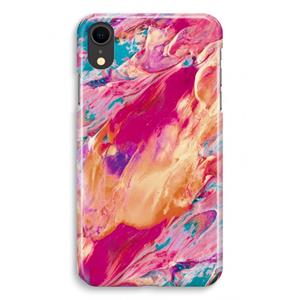 CaseCompany Pastel Echoes: iPhone XR Volledig Geprint Hoesje