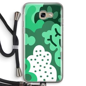 CaseCompany Bushes: Samsung Galaxy A5 (2017) Transparant Hoesje met koord