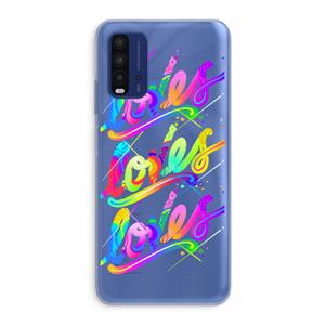 CaseCompany Loves: Xiaomi Redmi 9T Transparant Hoesje