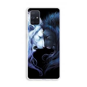 CaseCompany Brotherhood: Galaxy A71 Transparant Hoesje
