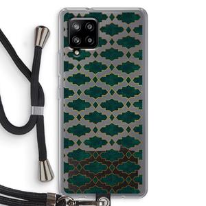CaseCompany Moroccan tiles: Samsung Galaxy A42 5G Transparant Hoesje met koord