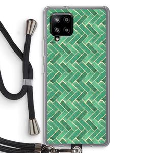 CaseCompany Moroccan tiles 2: Samsung Galaxy A42 5G Transparant Hoesje met koord