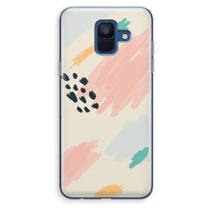 CaseCompany Sunday Chillings: Samsung Galaxy A6 (2018) Transparant Hoesje