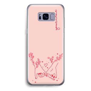 CaseCompany Best Friends: Samsung Galaxy S8 Plus Transparant Hoesje