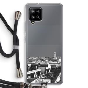 CaseCompany Marrakech Skyline : Samsung Galaxy A42 5G Transparant Hoesje met koord