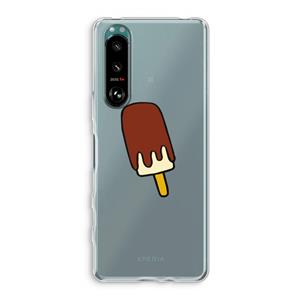 CaseCompany Frisco: Sony Xperia 5 III Transparant Hoesje