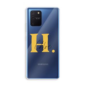 CaseCompany Amber Script: Samsung Galaxy Note 10 Lite Transparant Hoesje