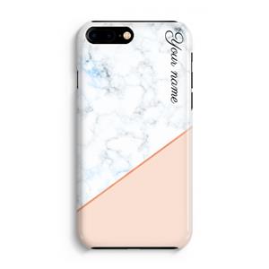 CaseCompany Marmer in stijl: iPhone 8 Plus Volledig Geprint Hoesje