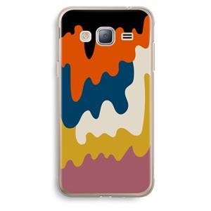 CaseCompany Baar A: Samsung Galaxy J3 (2016) Transparant Hoesje