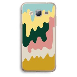 CaseCompany Baar B: Samsung Galaxy J3 (2016) Transparant Hoesje