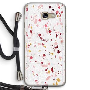 CaseCompany Terrazzo N°9: Samsung Galaxy A5 (2017) Transparant Hoesje met koord