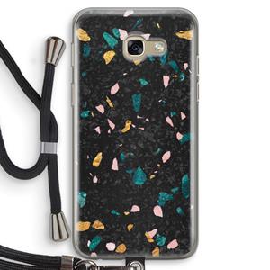CaseCompany Terrazzo N°10: Samsung Galaxy A5 (2017) Transparant Hoesje met koord