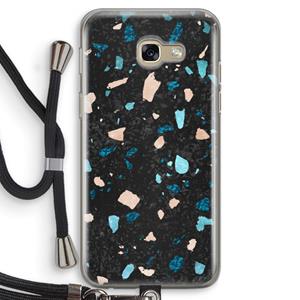 CaseCompany Terrazzo N°11: Samsung Galaxy A5 (2017) Transparant Hoesje met koord