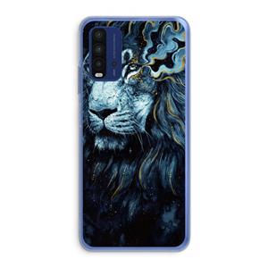 CaseCompany Darkness Lion: Xiaomi Redmi 9T Transparant Hoesje