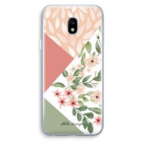 CaseCompany Sweet heaven geometrics: Samsung Galaxy J3 (2017) Transparant Hoesje