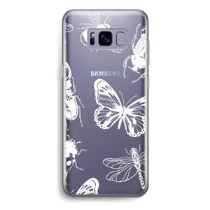 CaseCompany Tiny Bugs: Samsung Galaxy S8 Plus Transparant Hoesje