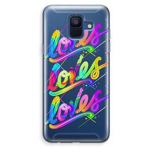 CaseCompany Loves: Samsung Galaxy A6 (2018) Transparant Hoesje